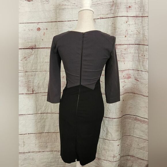 Narciso Rodriguez Form Fitting 3/4 Sleeve Dress Size 38, 2 - Picture 3 of 5